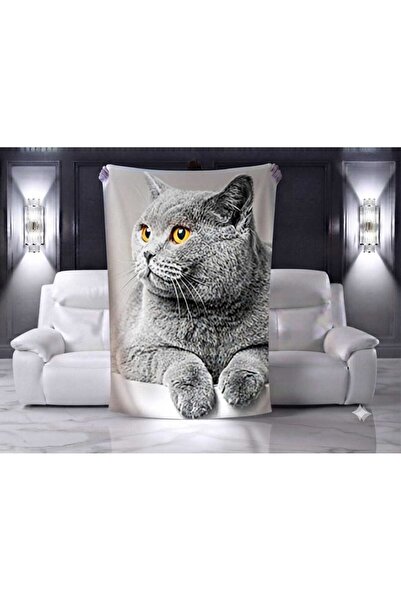Elmas Dizayn Single Blankets - Beige - Animal pattern