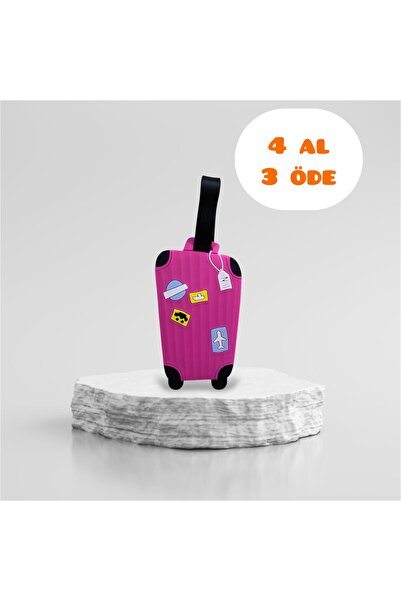 Atelier Licia Suitcase Label Colorful Silicone Name Tag Suitcase Label-Luggag...