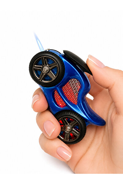 ONRSTORE Motor Tasarımlı Gazlı Çakmak Metal Detaylı Motosiklet Görünümlü Hedi...