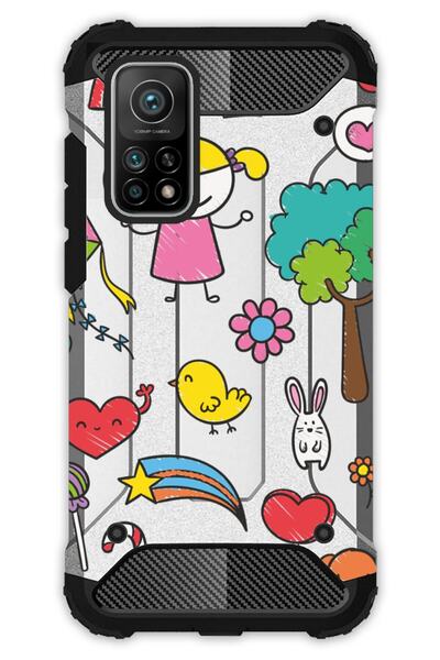 EGSTECH Mi 10t - Mi 10t Pro Case Army Tank Full Protection Anti-Shock - Sweet