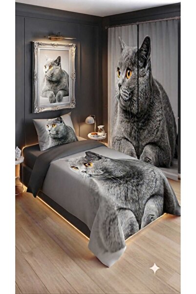 Elmas Dizayn Special Design Single Bedding Set with Flower Design Luxury Cott...