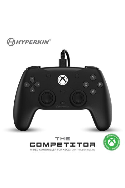 Hyperkin Controler cu fir Competitor pentru Xbox One, Xbox Series X/S și PC, ...