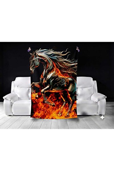 Elmas Dizayn Custom Design Brand 150X220 cm Tv Seat Bed Blanket Organic Cotto...
