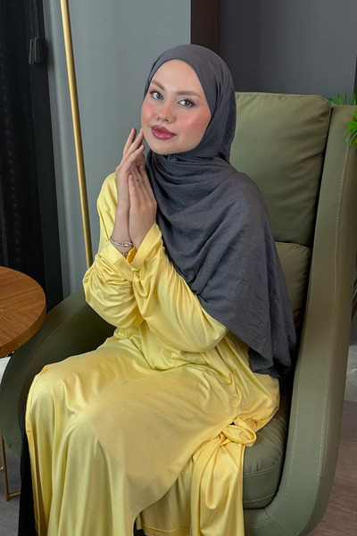 Madame Polo Rami Shawl - Smoked