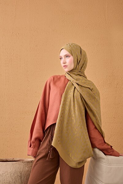 Silk Home Naia Cotton Shawl Lune Mustard