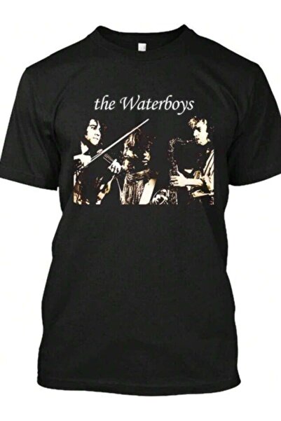 4Car جديد! تي شيرت شعبي من The Waterboys British Irish Music ذو شعار جرافيكي ...