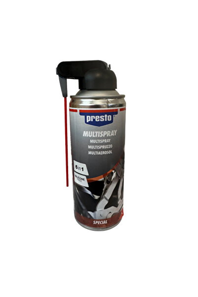 Presto Multispray Λιπαντικο/Αντιδιαβρωτικό σπρέι 6 σε 1 400ml