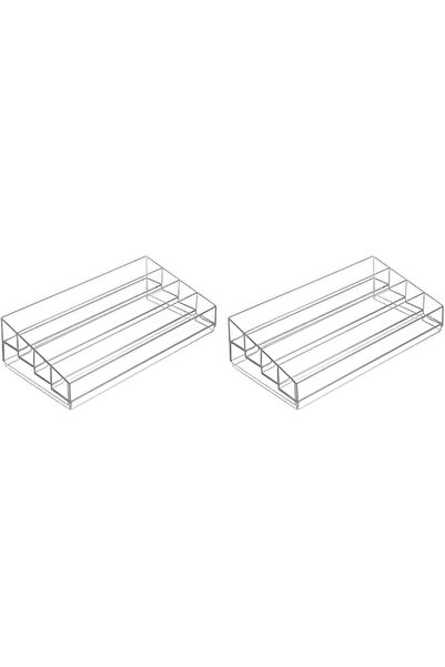 Interdesign منظمات حمام - أحمر