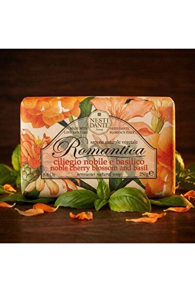 Nesti Dante romantica Cherry blossom & basil soap 250 - Luxury Italian Natura...
