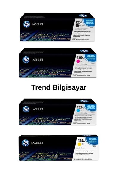 HP 125A CB540A-CB541A-CB542A-CB543A Orijinal Toner