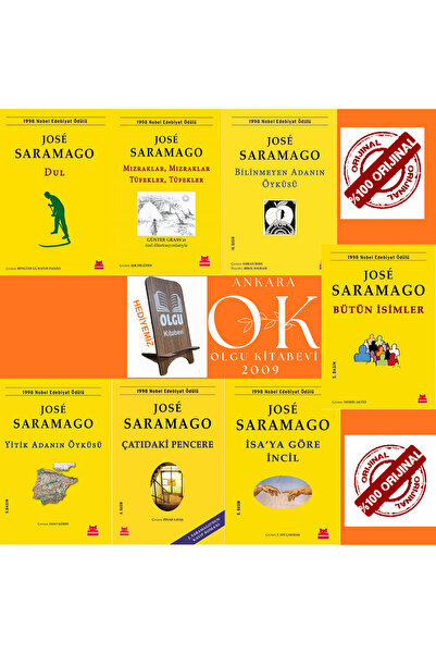Kırmızı Kedi Yayınları Saramago 7 kitap / Yitik Adanın Öyküsü - Bilinmeyen Ad...
