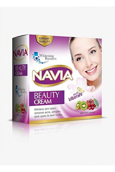 NAVİA كريم نافيا الجمالي لتفتيح البشرة ومعالجة العيوب بخلاصة الفواكه والفيتام...