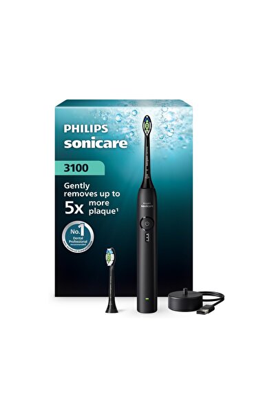 Philips Periuță de dinți electrică Sonicare 3100, Negru, HX4032/32, O periuță...