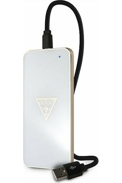 Guess Ασύρματη Βάση Φόρτισης (Qi Pad) σε Λευκό Χρώμα (GUWCP850TLW)