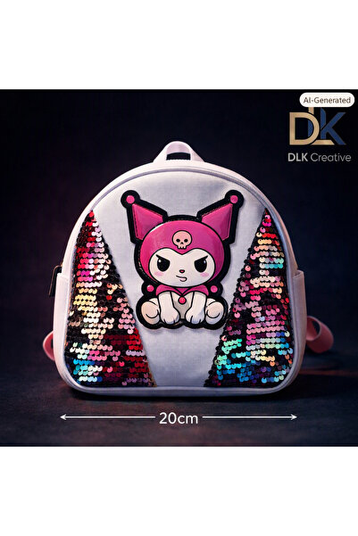 DLK Creative Spark Kids Collection – Payetli Işıklı Pullu Karakter Mini Sırt ...