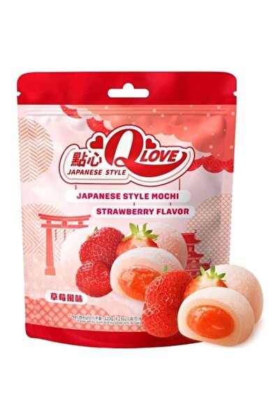 QBrand Traditional Mochi with Strawberry Flavor, Q brand, 120g