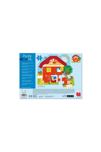 GOULA Puzzle XXL pentru copii Ferma Surprizelor