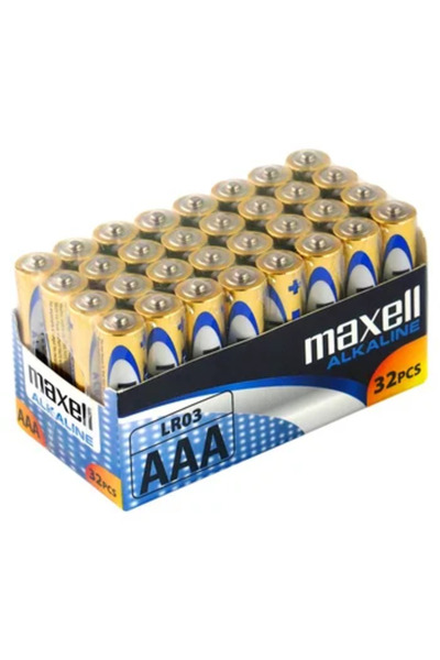 Maxell AAA 32 τεμάχια αλκαλικές μπαταρίες 1.5V