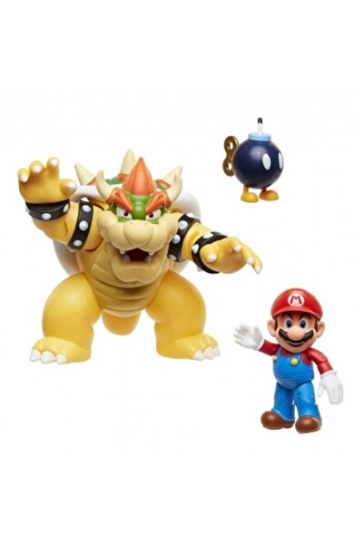 Jakks Super Mario World of Nintendo Set diorama 3 figurine 6-15 cm