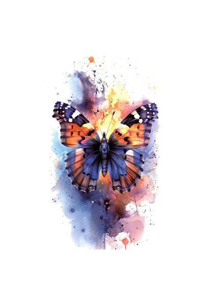 FlashTattoosRomania Tatuaj Temporar, Tatuaje Flash România, Fluture în acuare...