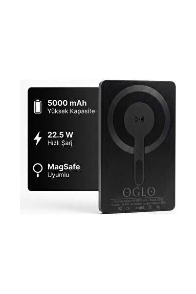 1HORA Magnetic wireless powerbank 5000mah – manyetik kablosuz hızlı şarj