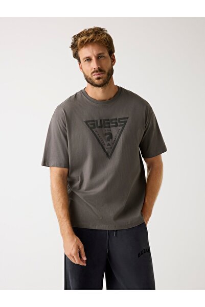 Guess Azha Erkek Aktif Oversize Fit T-Shirt