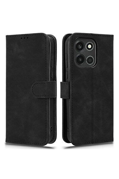 OEM Θήκη Πορτοφόλι με Βάση για OnePlus Nord 6 5G / Turbo 6 5G - Μαύρο