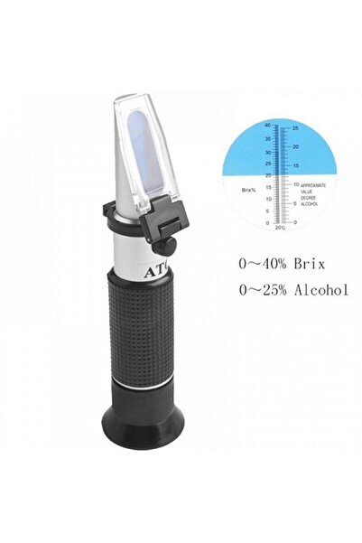 Equipment Διαθλασίμετρο για ζάχαρες 0–40% Brix / Αλκοόλ 0-25%