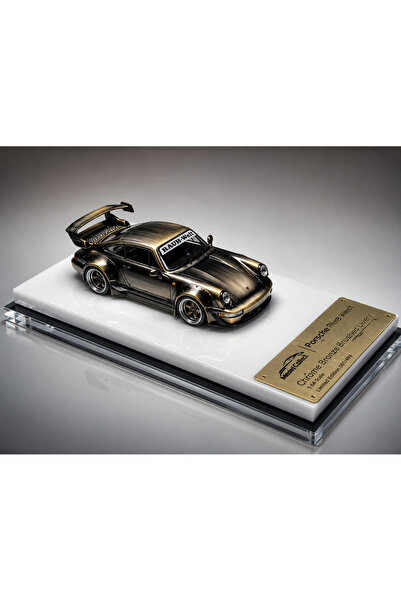 Modelcollect Model Collect Porsche RWB 964 (High Wing) Chrome Bronze Brushed ...