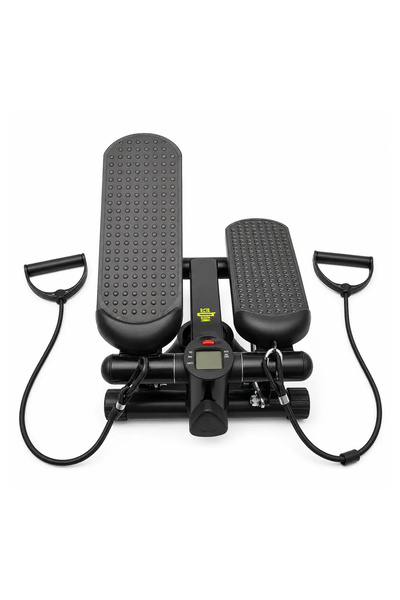 WOQES Direnç Lastikli Mini Stepper – Dijital Göstergeli, 136 kg Taşıma Kapasi...