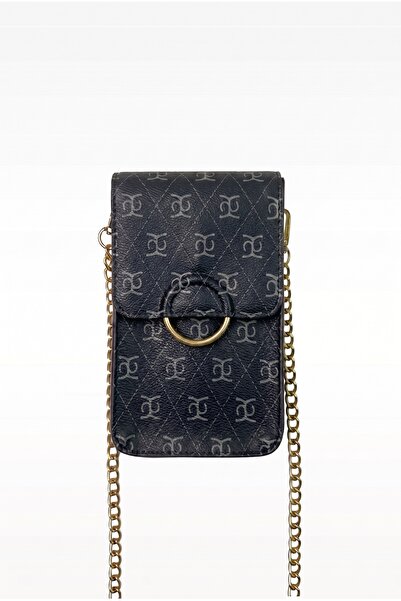 GLONDY Bianca Monogram Patterned Women's Crossbody Mini Bag with Chain Strap ...