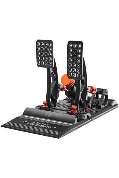 OEM Asetek Invicta THORP II Pedal Set, 100 bar, TPS Magnetic Wireless Hall, B...