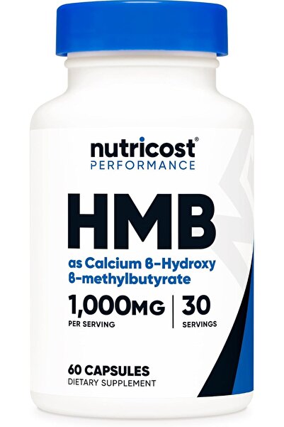 Nutricost HMB (As Calcium Beta-Hydroxy Beta-Methylbutyrate) 1,000mg, 60 Capsu...