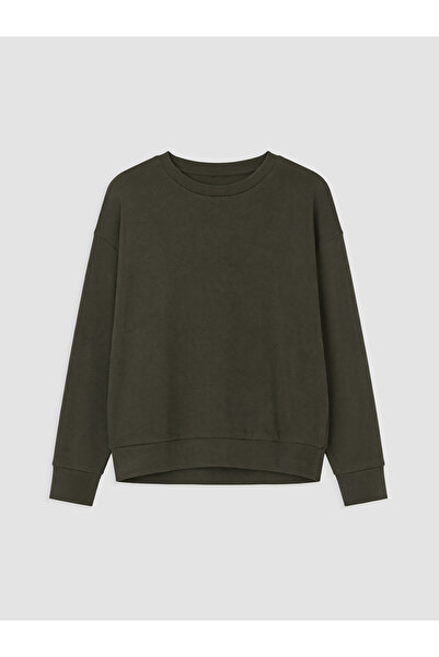 LC Waikiki Rmz Gi̇yi̇m Farkiyla Soft Touch Loose Fit Women's Sweatshirt