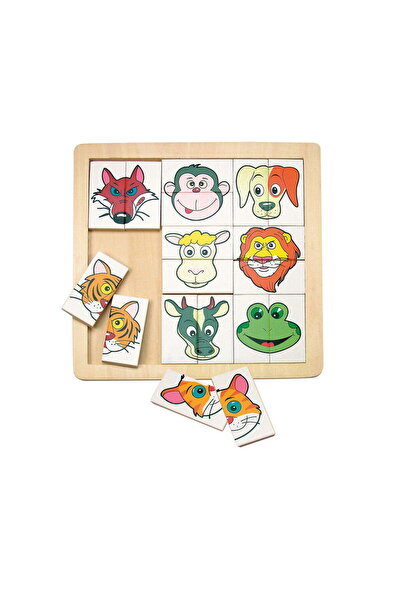 Woodyland Puzzle din lemn, Woodyland, Portrete de animale, 22, 5x22, 5x1cm