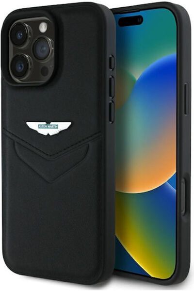 Other Aston Martin Racing Πίσω Κάλυμμα Δερμάτινο Μαύρο (iPhone 16 Pro)