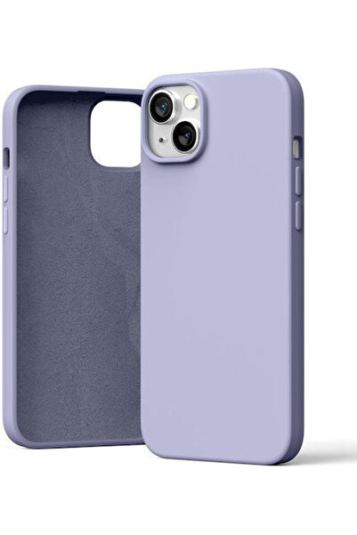 OEM 6.7 Πίσω Κάλυμμα Σιλικόνης Μωβ (iPhone 15 Plus)
