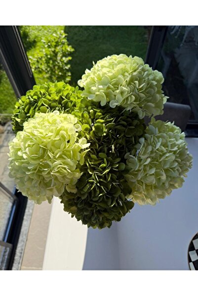 NC Home Design Yapay Koyu Yeşil Ortanca Dal 65 Cm 1.Kalite
