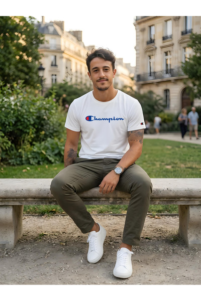 Free Tarz Λευκό T-shirt Champion Icons SS