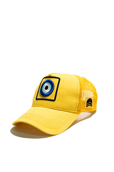 all hats قبعة سائق الشاحنة الشبكية بتفاصيل مطرزة من زخرفة نزار بونجو