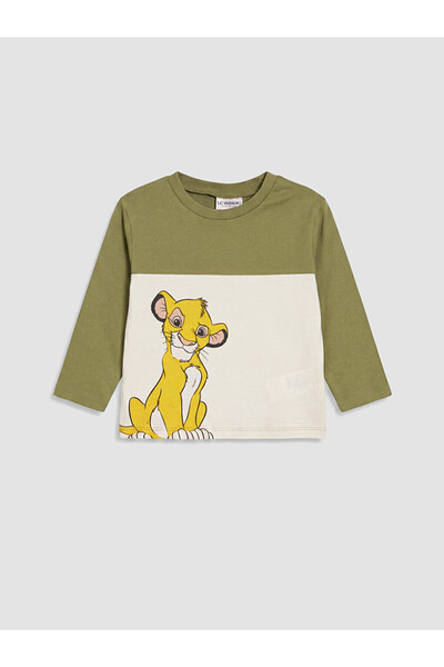 LC Waikiki Tricou pentru bebeluși băieți cu imprimeu Regele Leu