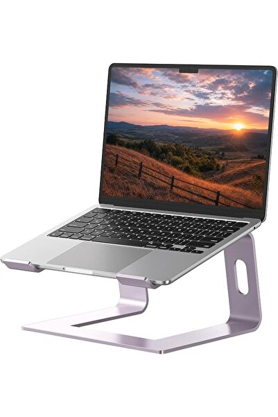 SOUNDANCE Laptop Stand, Aluminum Computer Riser, Ergonomic Laptops Elevator F...