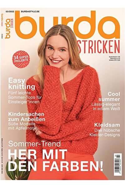 Burda Style Revista Burda Tricotaje nr 3/2022 editata in limba germana