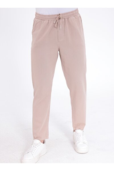 Siyah İz Men's Regular Fit Gabardine Trousers – Casual Comfortable Cut Classi...