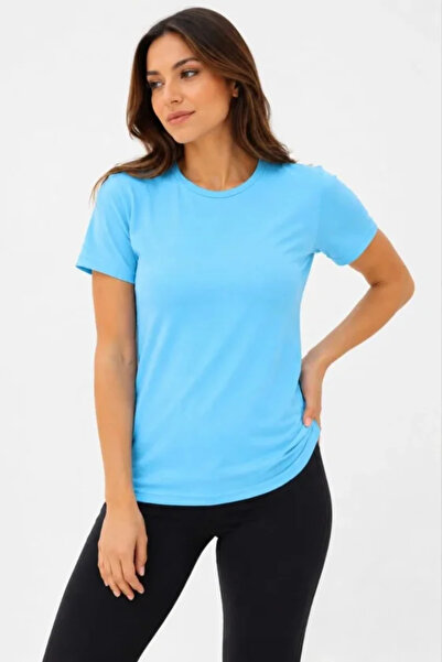 pazarella Basic T-Shirt Crew Neck Short Sleeve Casual Summer Slim Fit T-Shirt...