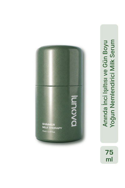 Lunova Shimmer Milk Therapy Anında İnci Işıltısı, Güçlü Bariyer, Gün Boyu Yoğ...