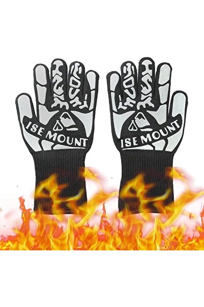 Aputue BBQ Gloves, Heat Resistant Up to 1472°F with Non-Slip Silicone Grip, E...