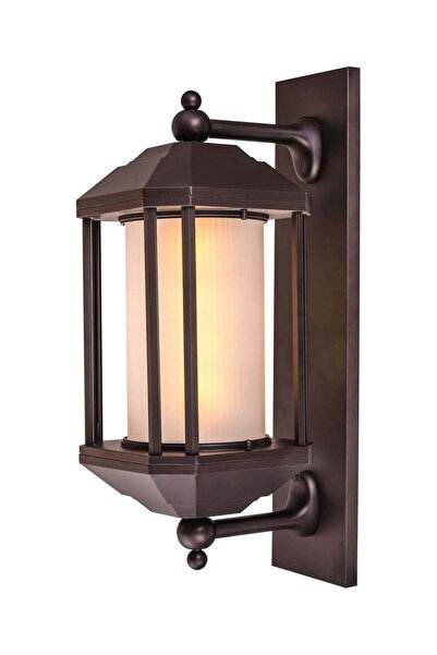 Generic مصباح حائط خارجي E27 B0098-S-S بني