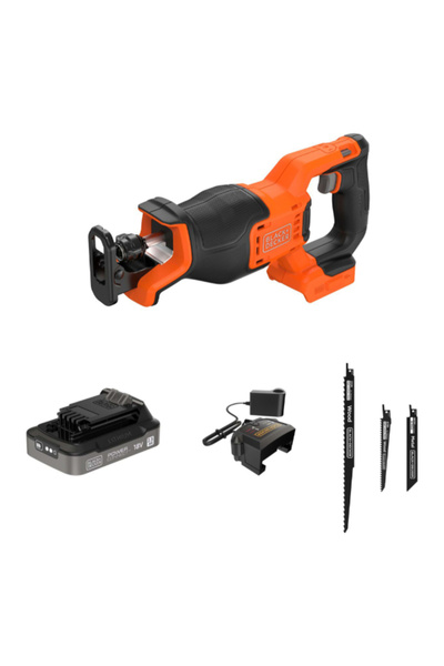 Black&Decker 18V 2.5Ah Cordless Brushless Reciprocating Saw