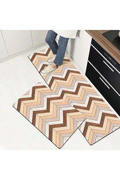 GENERAL Kitchen Rugs, 2 PCS Kitchen Mats for Floor, Cushioned Non-Slip Anti F...